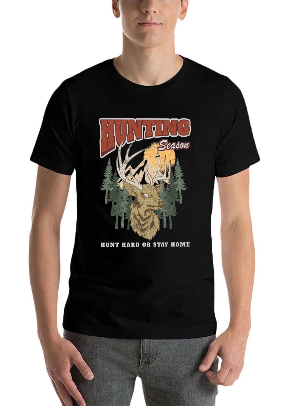 Hunting Season Deer Graphic T-Shirt