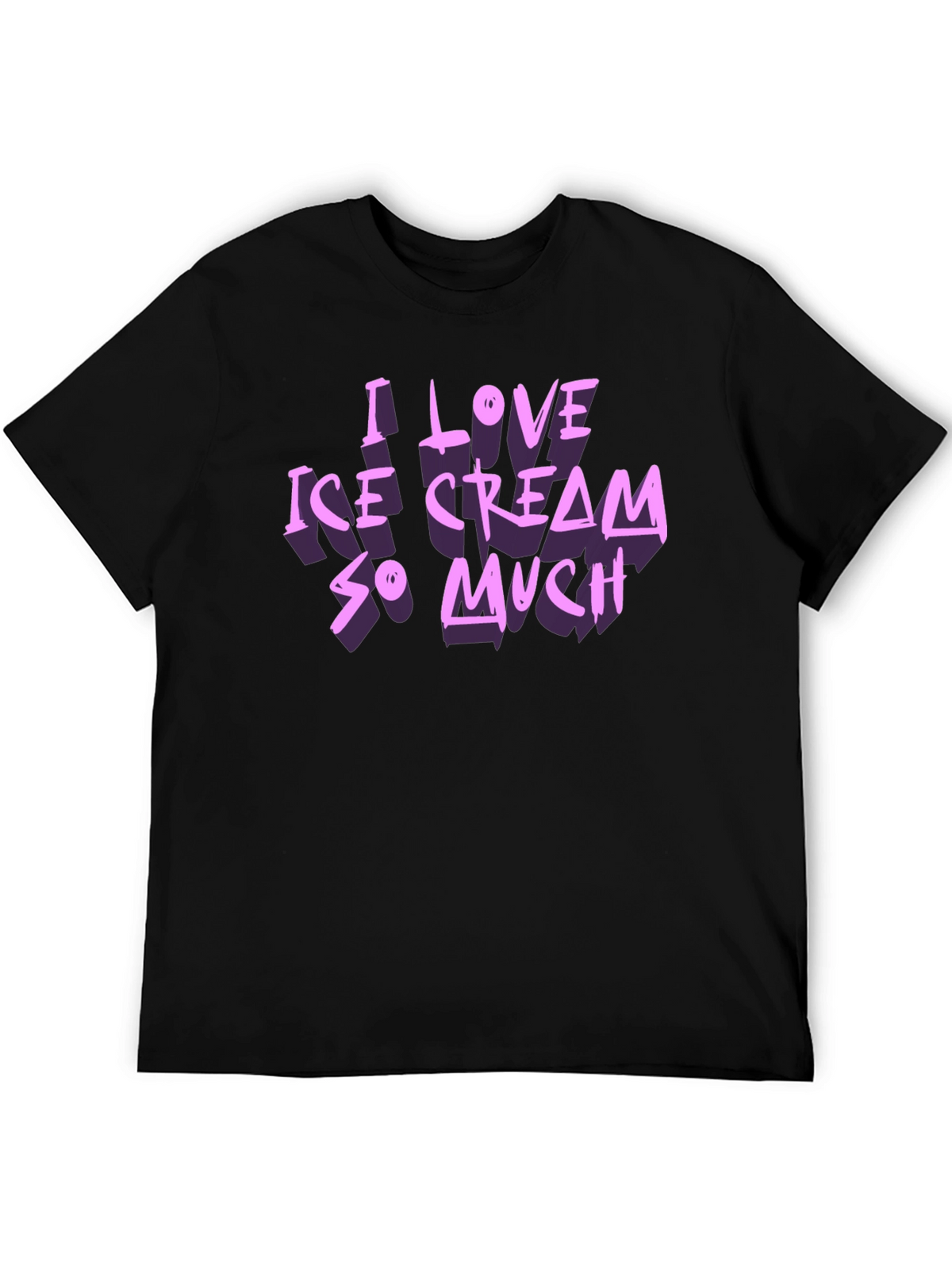 I Love Ice Cream So Much Graphic T-Shirt