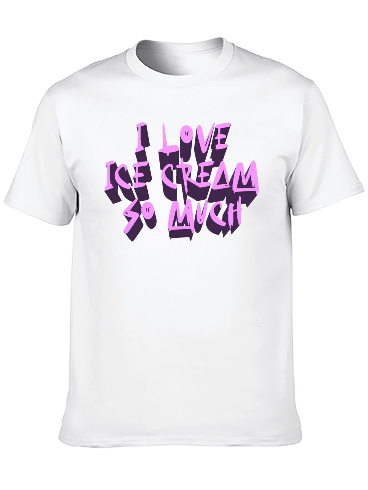 I Love Ice Cream So Much Graphic T-Shirt