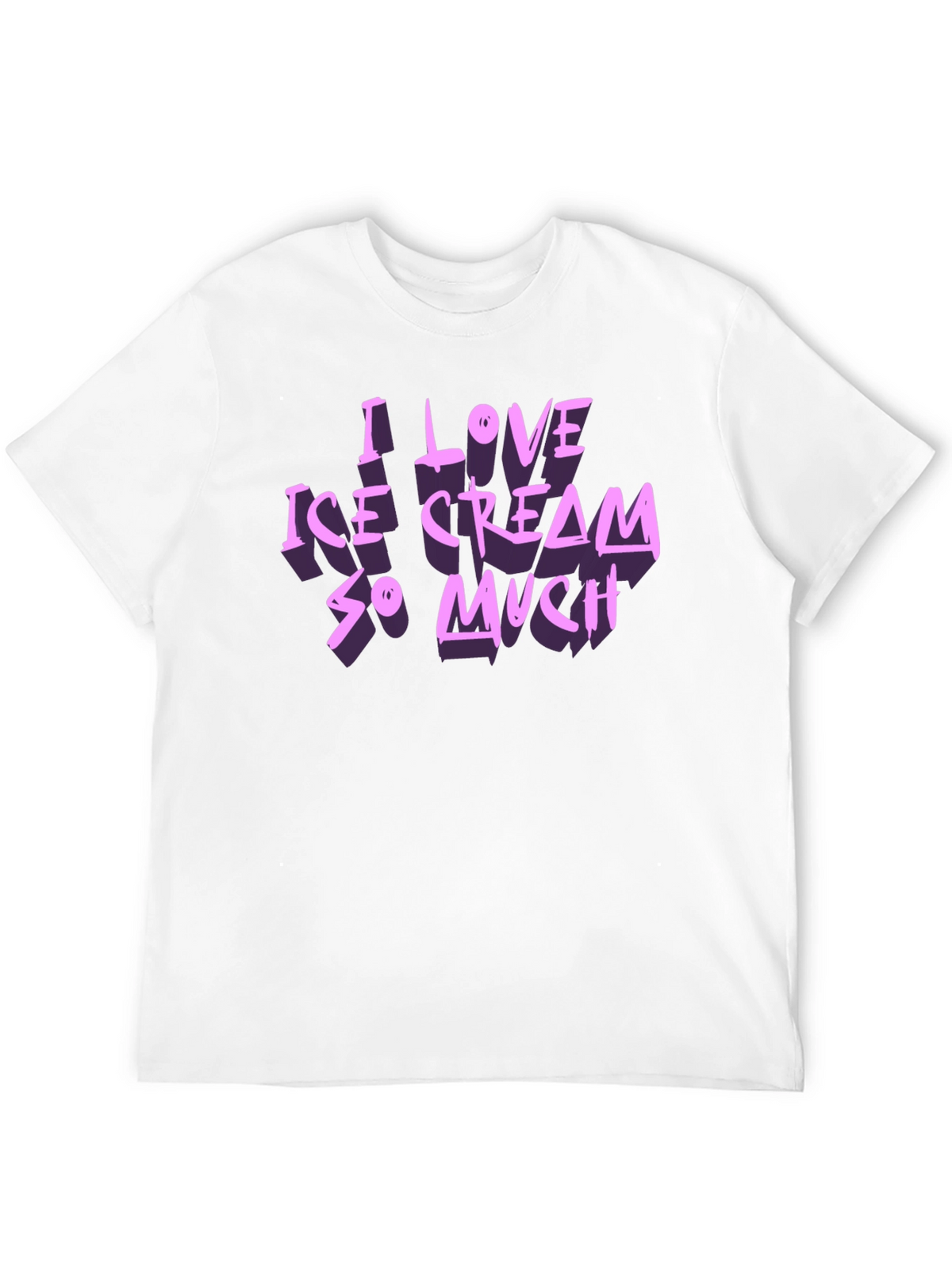 I Love Ice Cream So Much Graphic T-Shirt