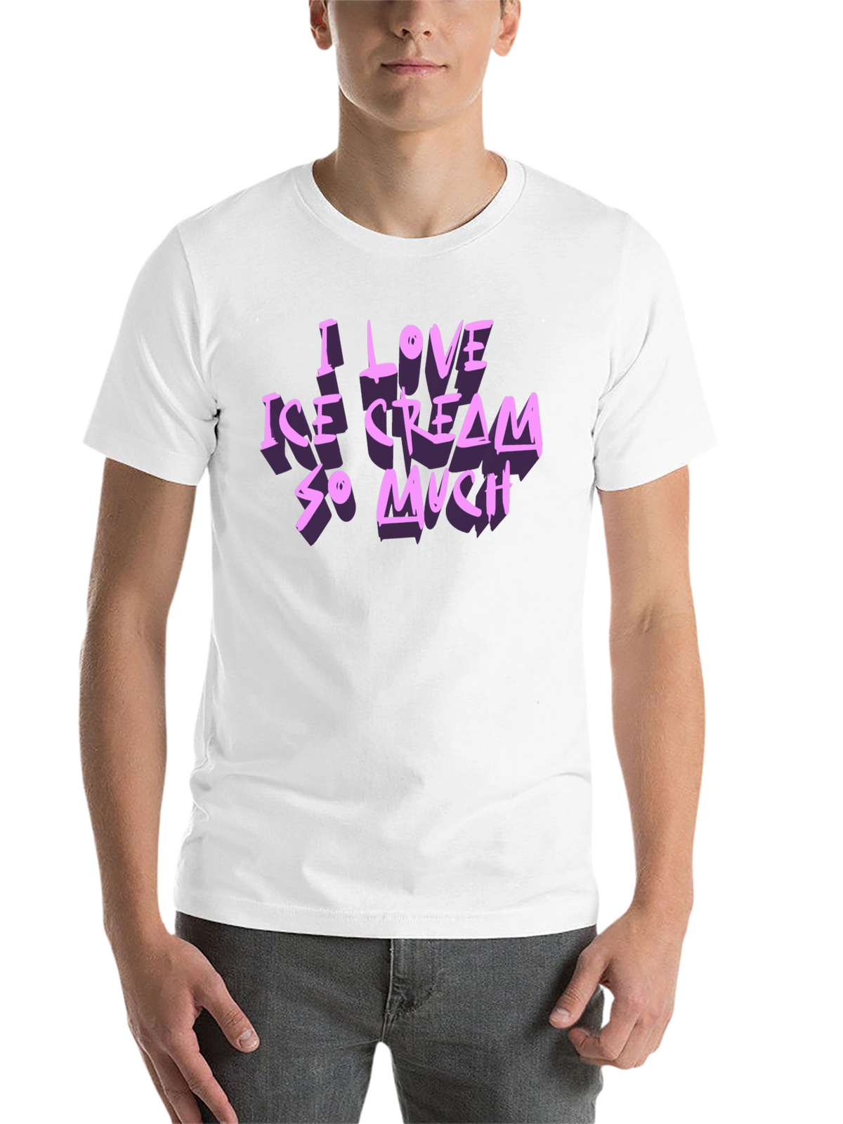 I Love Ice Cream So Much Graphic T-Shirt