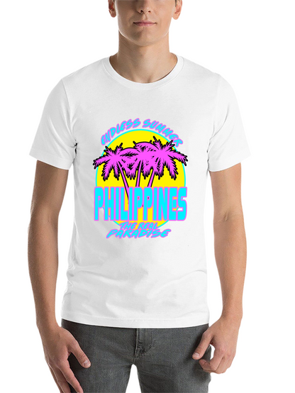 Endless Summer Philippines T-Shirt Retro Palm Tree Design