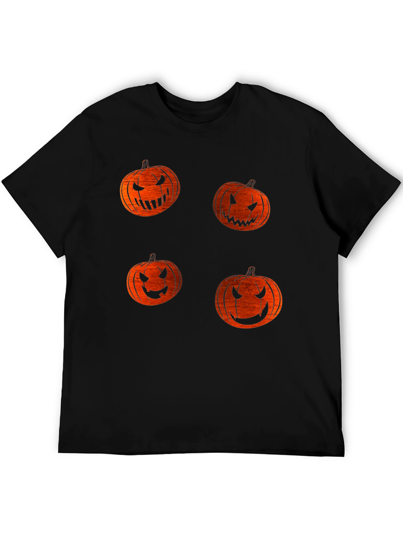 Halloween Pumpkin Face T-Shirt - Spooky Season
