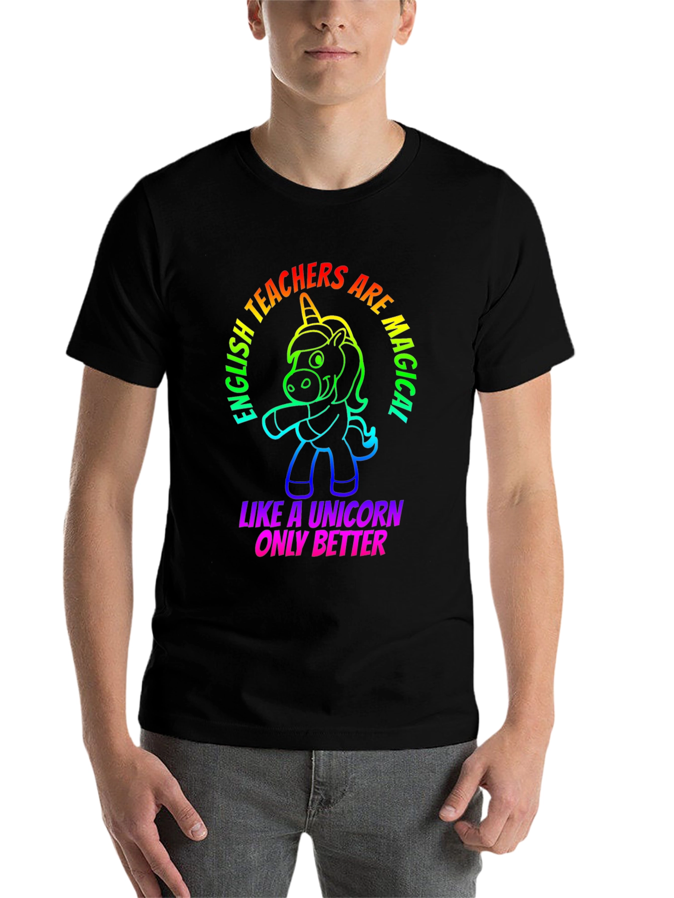 English Teacher Unicorn T-Shirt - Magical & Better