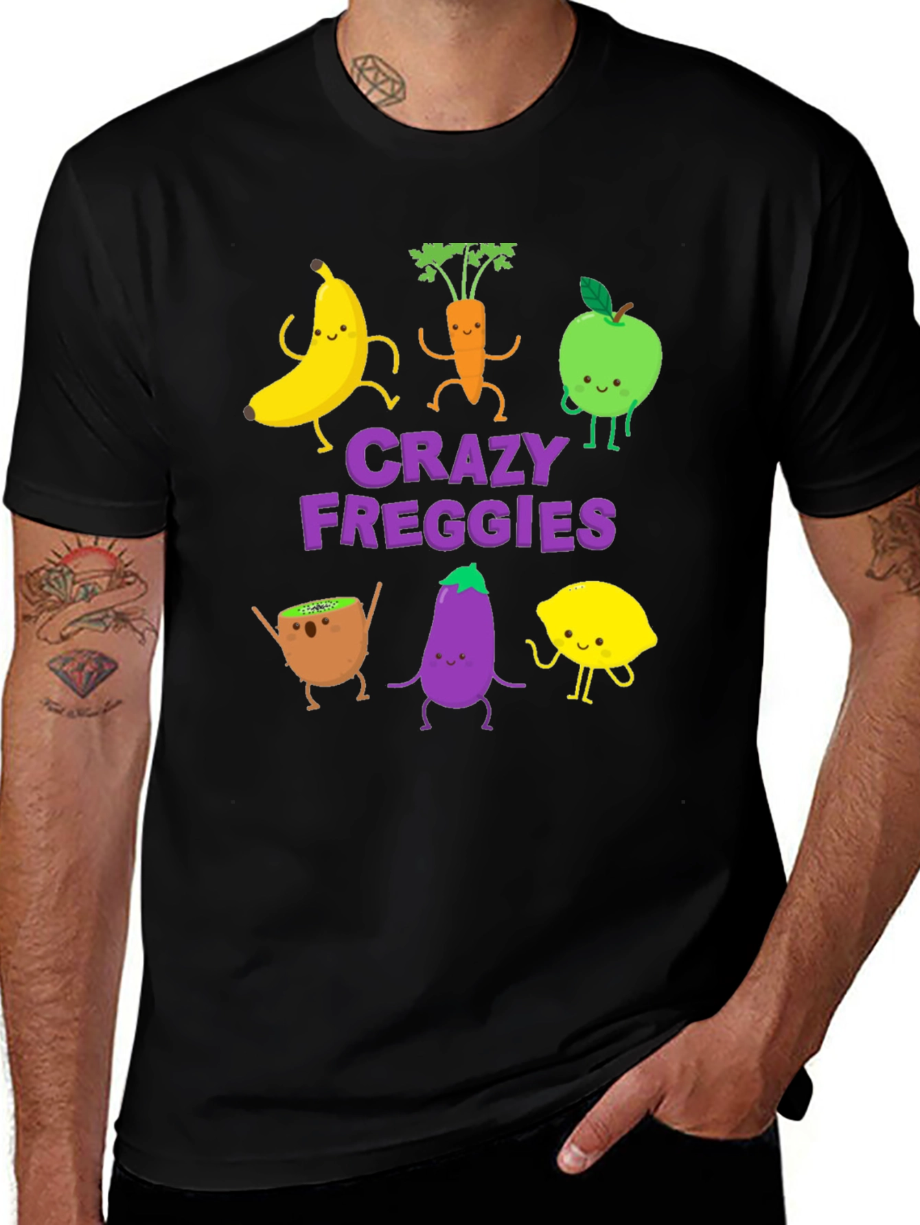 Crazy Freggies Graphic T-Shirt