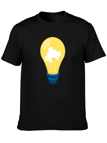 Puzzle Bulb Graphic Tee