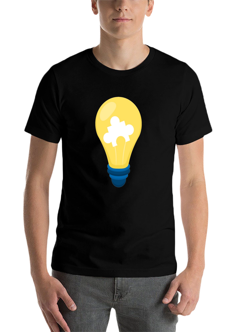 Puzzle Bulb Graphic Tee