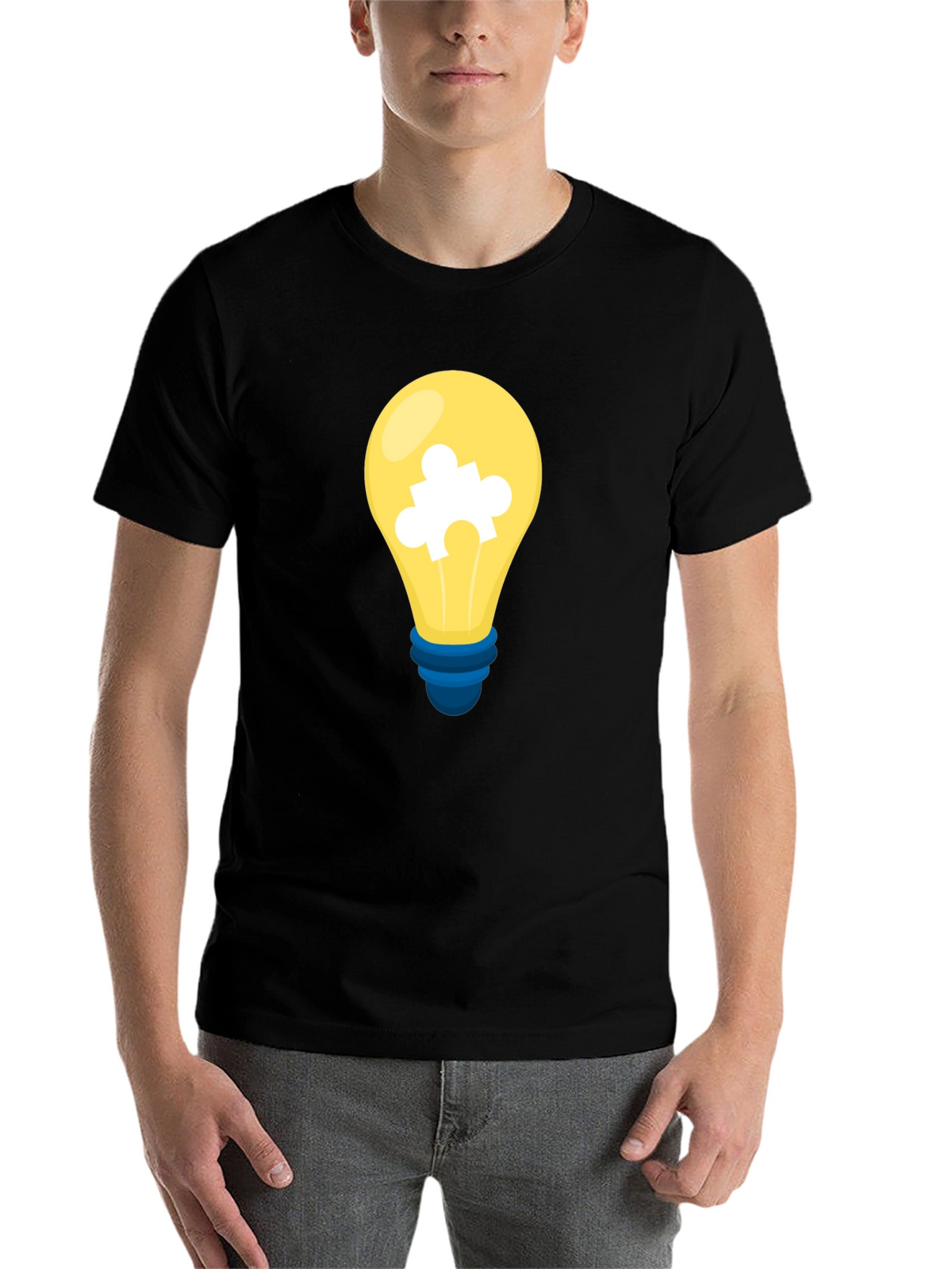 Puzzle Bulb Graphic Tee