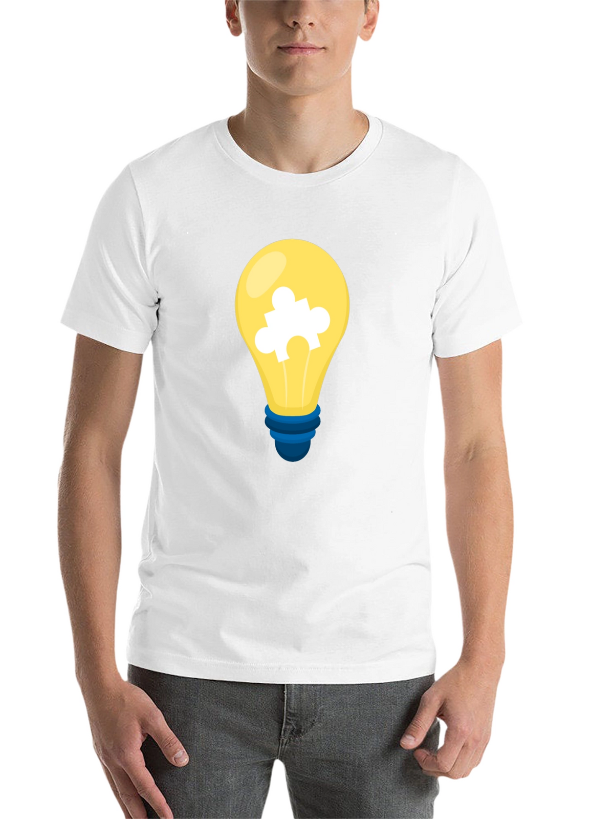 Puzzle Bulb Graphic Tee
