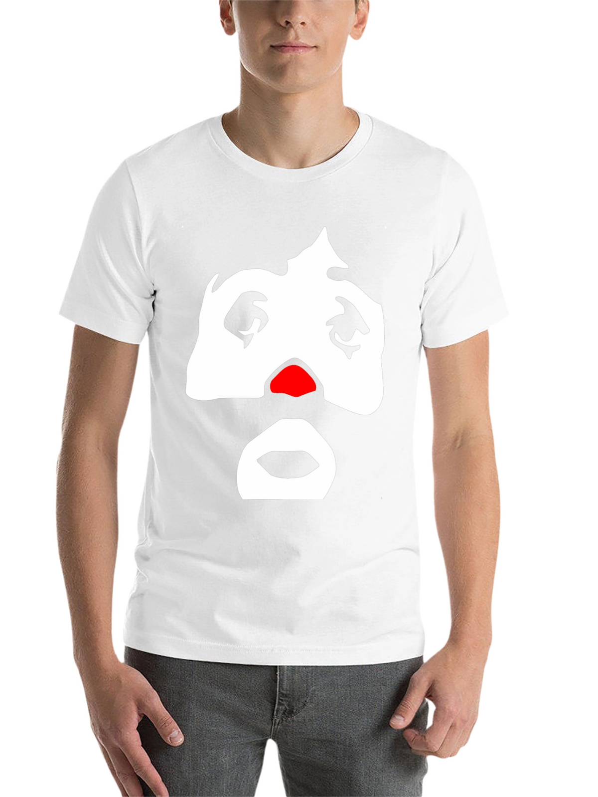 Sad Clown Graphic Tee - Mens Black T-Shirt