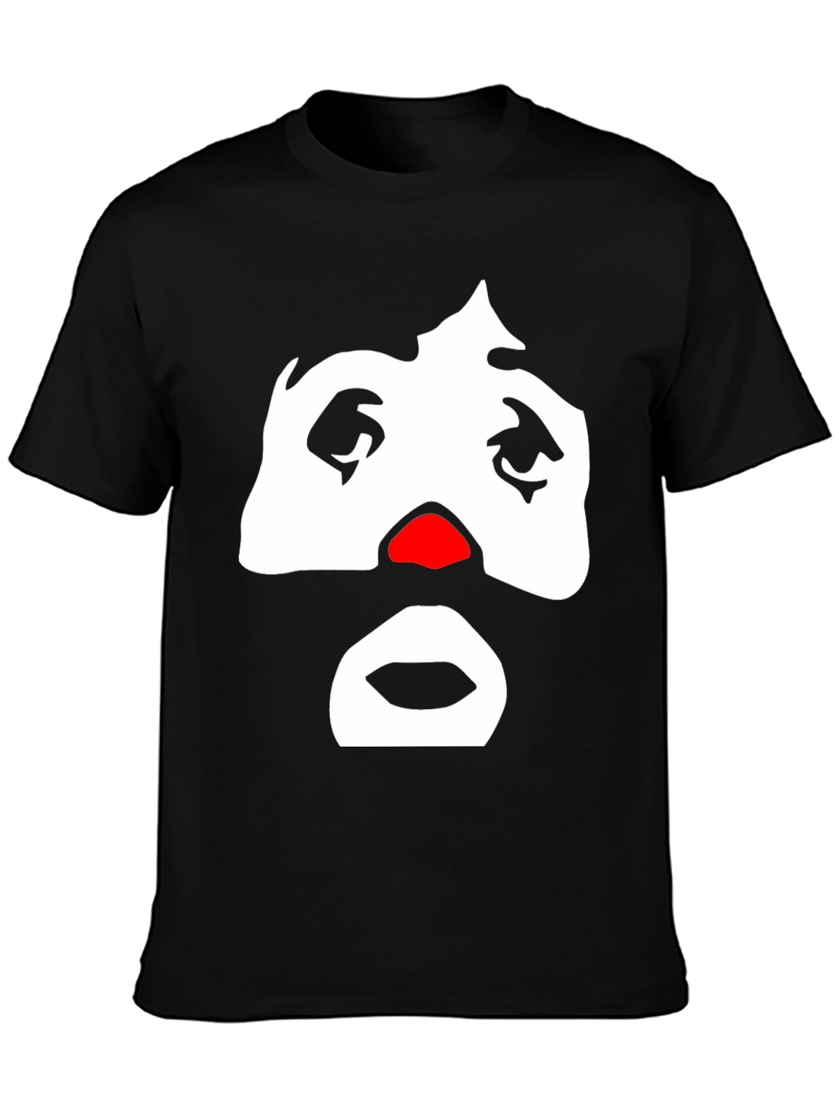 Sad Clown Graphic Tee - Mens Black T-Shirt