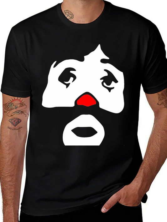 Sad Clown Graphic Tee - Mens Black T-Shirt
