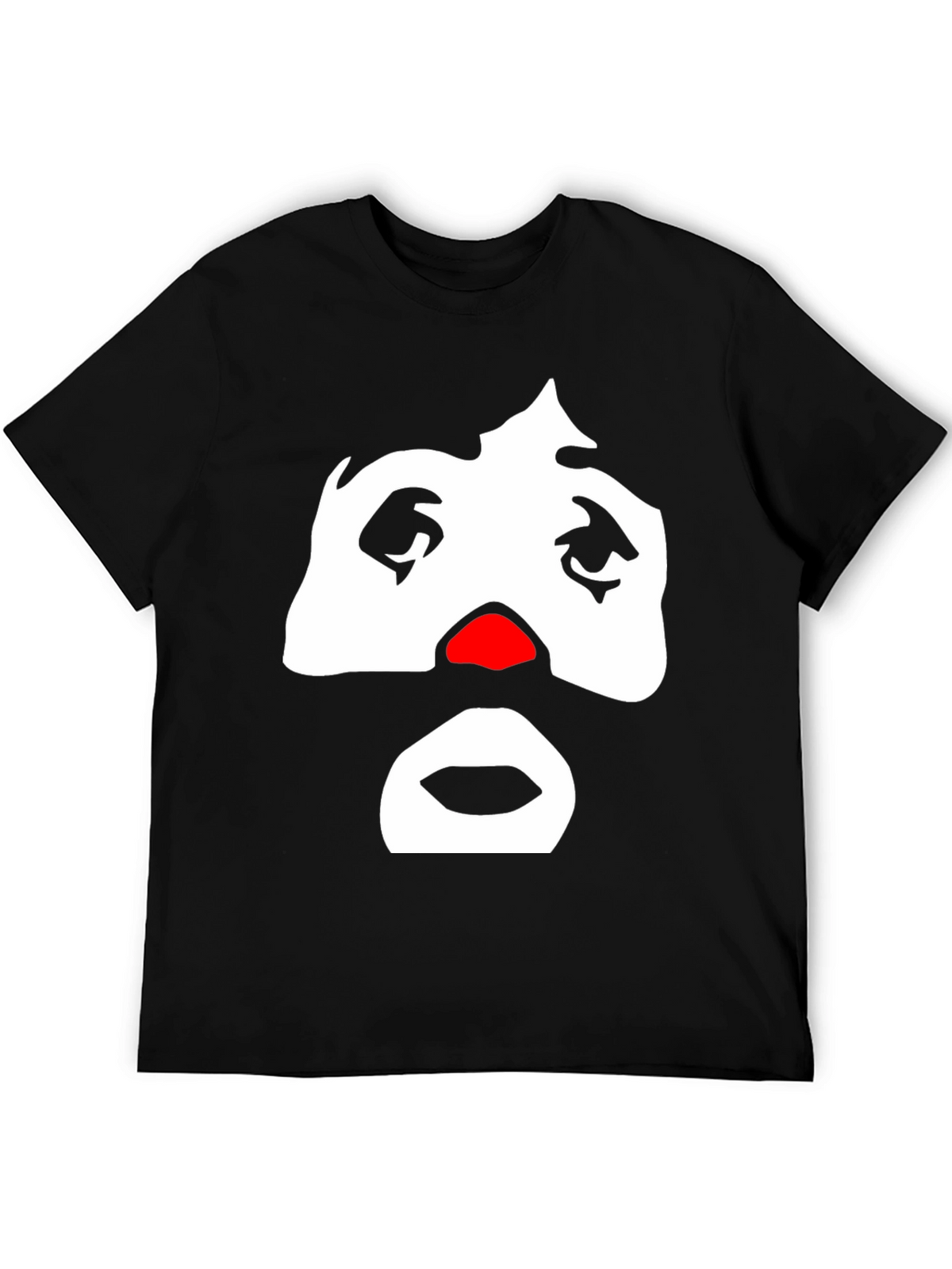 Sad Clown Graphic Tee - Mens Black T-Shirt
