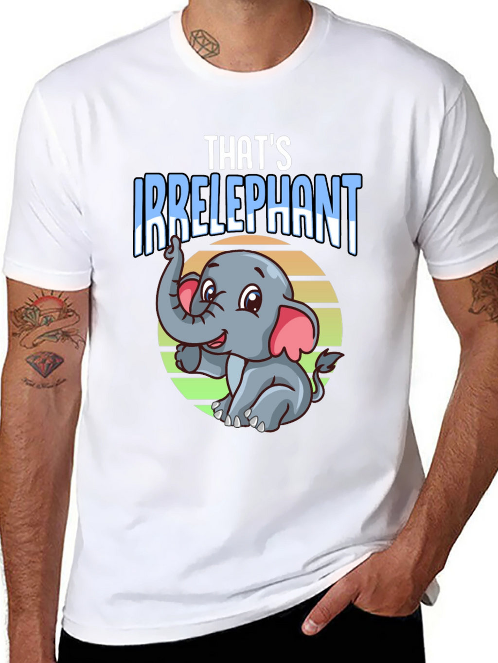 Irrelephant T-Shirt - Funny Elephant Graphic Tee