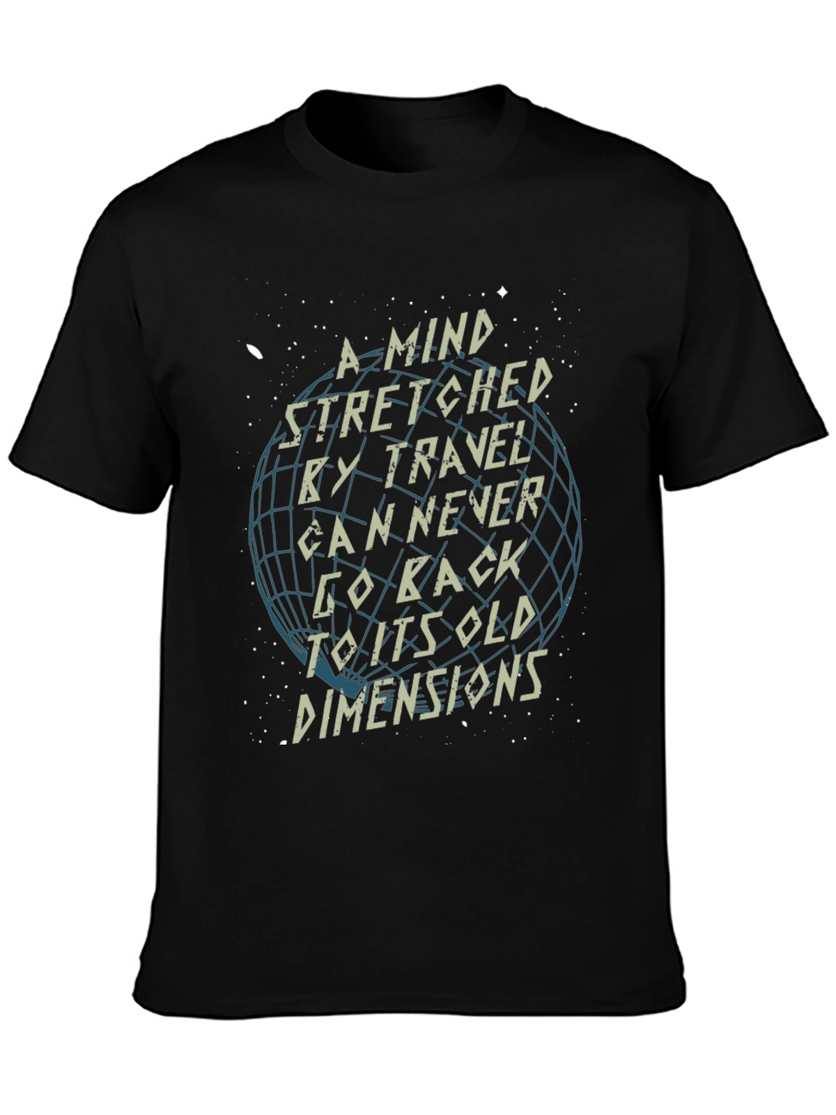 Travel Quote Graphic T-Shirt - Mind Stretched