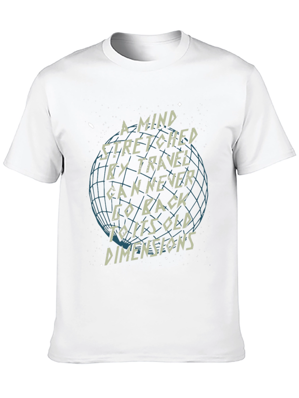 Travel Quote Graphic T-Shirt - Mind Stretched