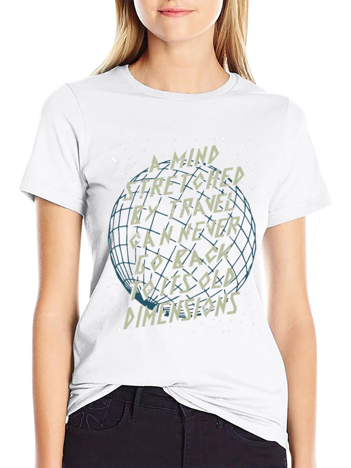 Travel Quote Graphic T-Shirt - Mind Stretched