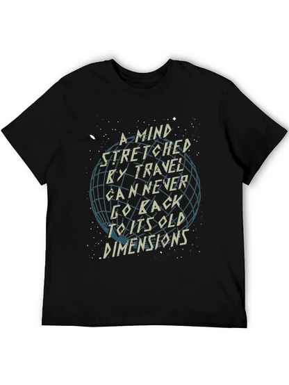 Travel Quote Graphic T-Shirt - Mind Stretched