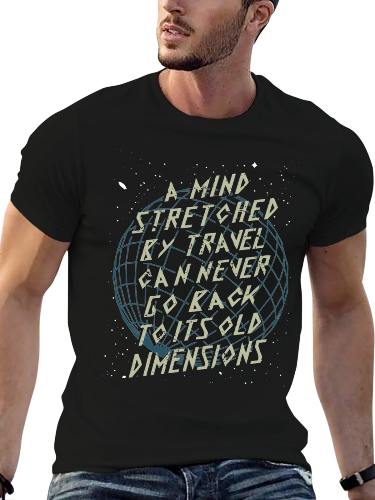Travel Quote Graphic T-Shirt - Mind Stretched