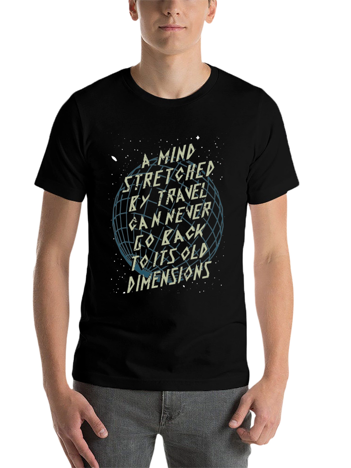Travel Quote Graphic T-Shirt - Mind Stretched