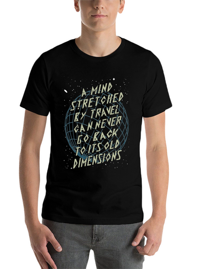 Travel Quote Graphic T-Shirt - Mind Stretched