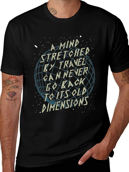 Travel Quote Graphic T-Shirt - Mind Stretched