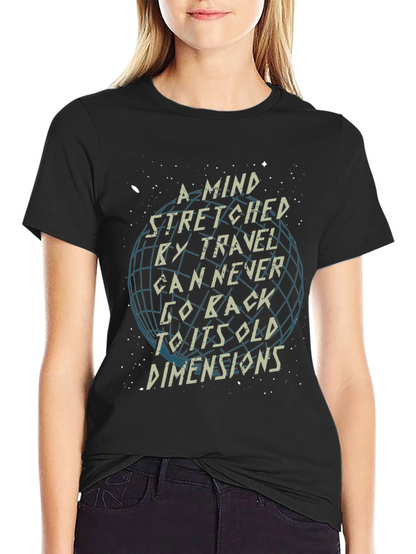 Travel Quote Graphic T-Shirt - Mind Stretched