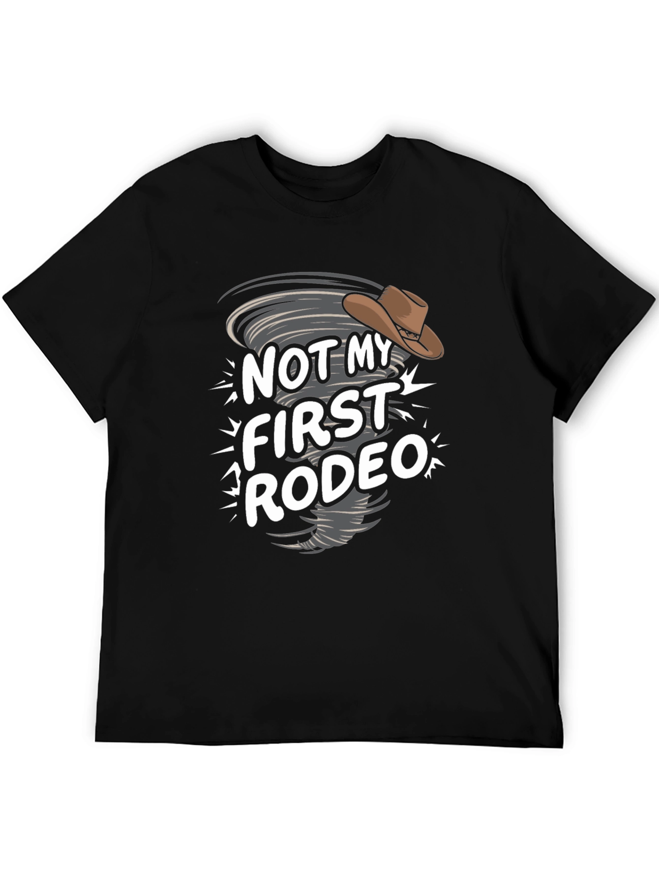 Not My First Rodeo Graphic Tee - Cowboy Humor T-Shirt