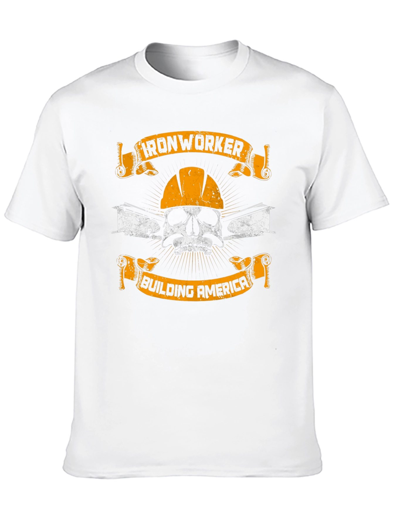 Ironworker Skull Graphic T-Shirt - Building America