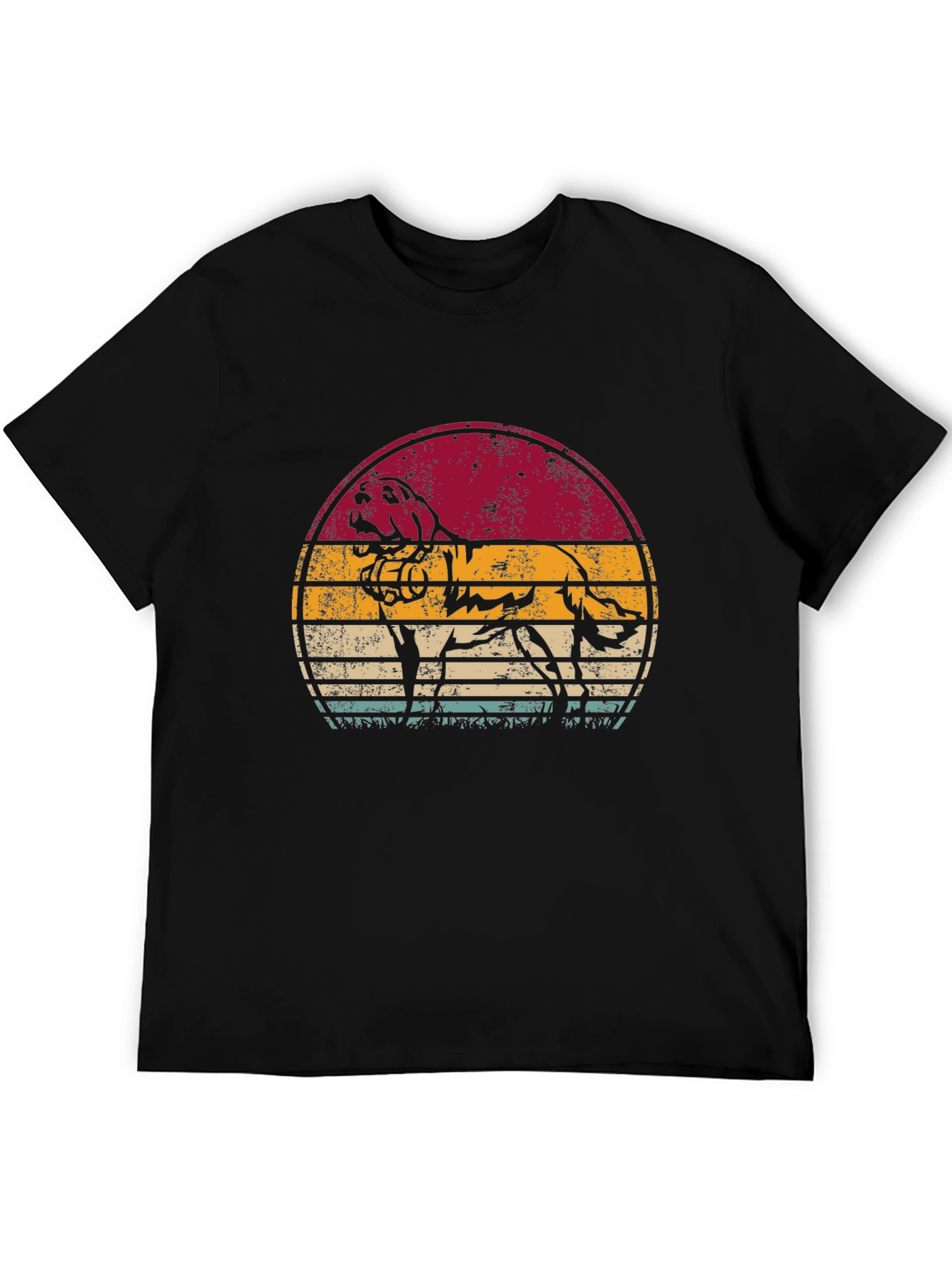 Vintage Dog Graphic Tee - Retro Style T-Shirt