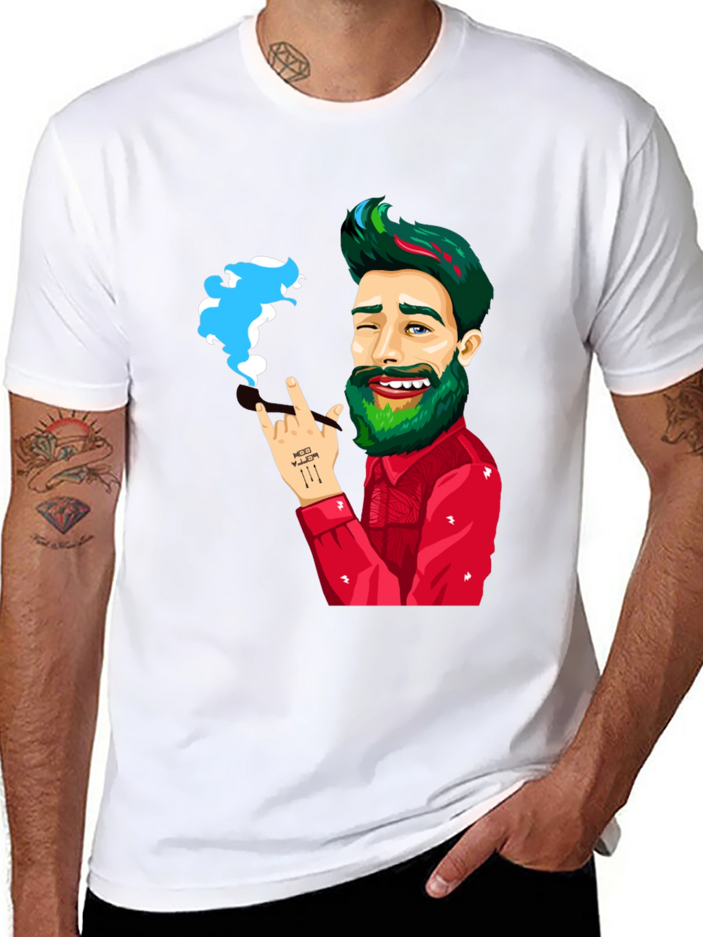 Cartoon Graphic Tee - Rock On!