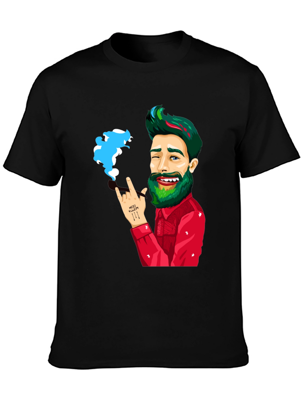 Cartoon Graphic Tee - Rock On!