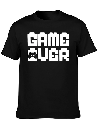 Game Over Graphic Tee - Gamer T-Shirt