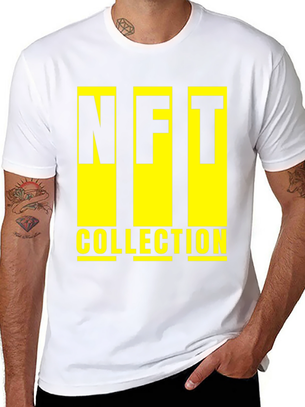 NFT Collection Graphic Tee - Modern Style