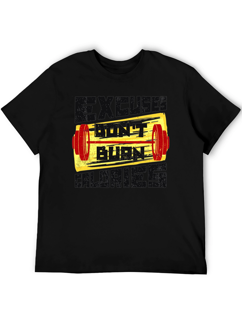Burn Calories Graphic Tee - Fitness Motivation Shirt
