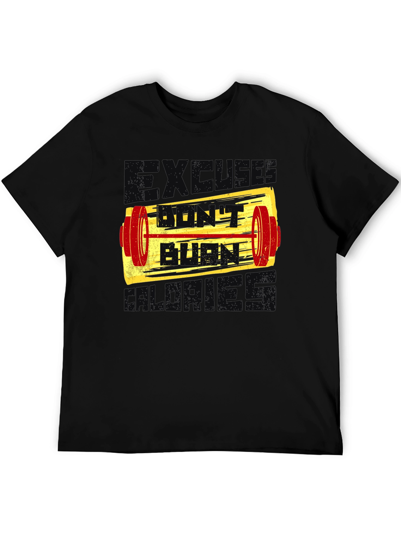 Burn Calories Graphic Tee - Fitness Motivation Shirt