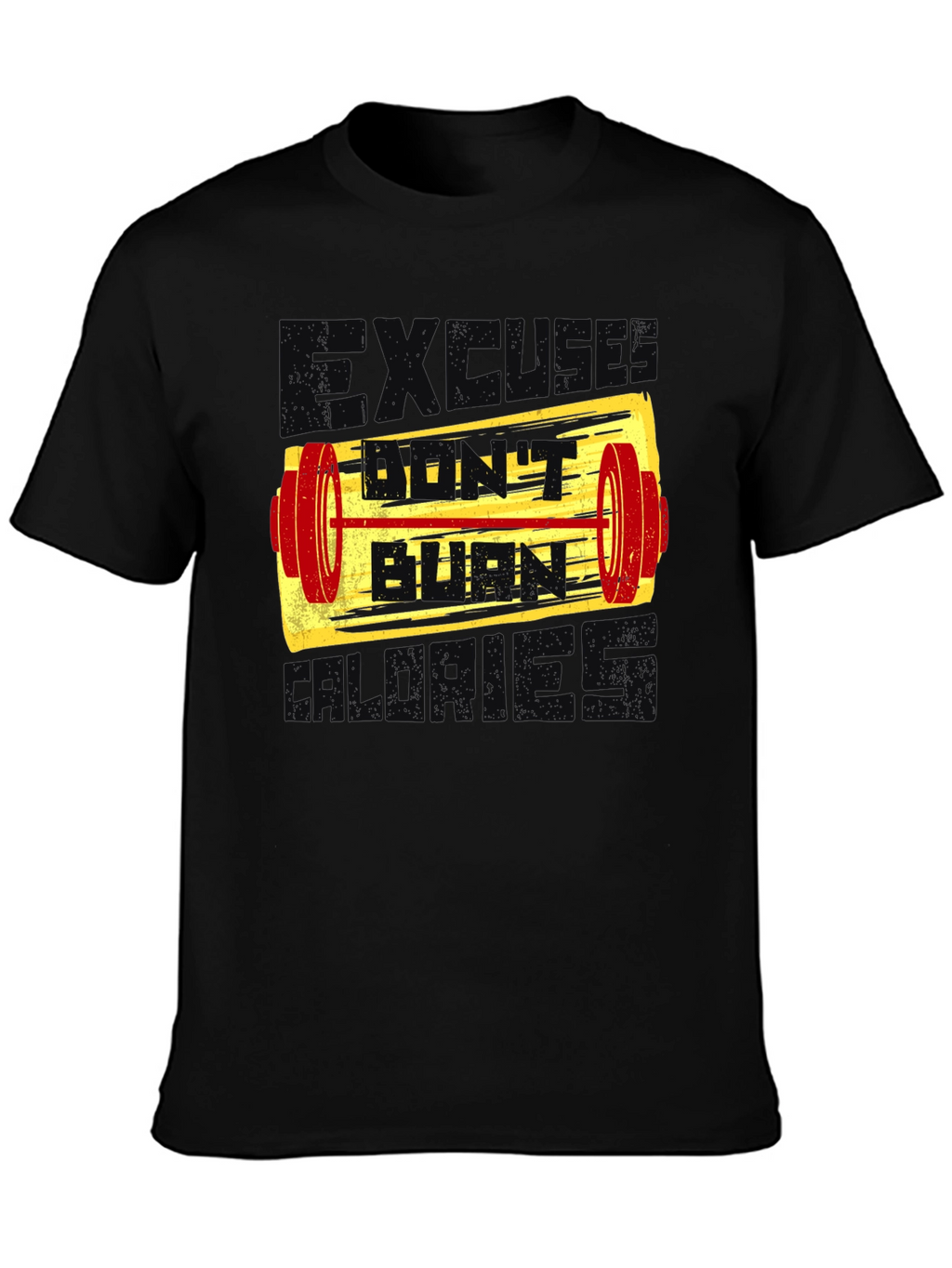 Burn Calories Graphic Tee - Fitness Motivation Shirt