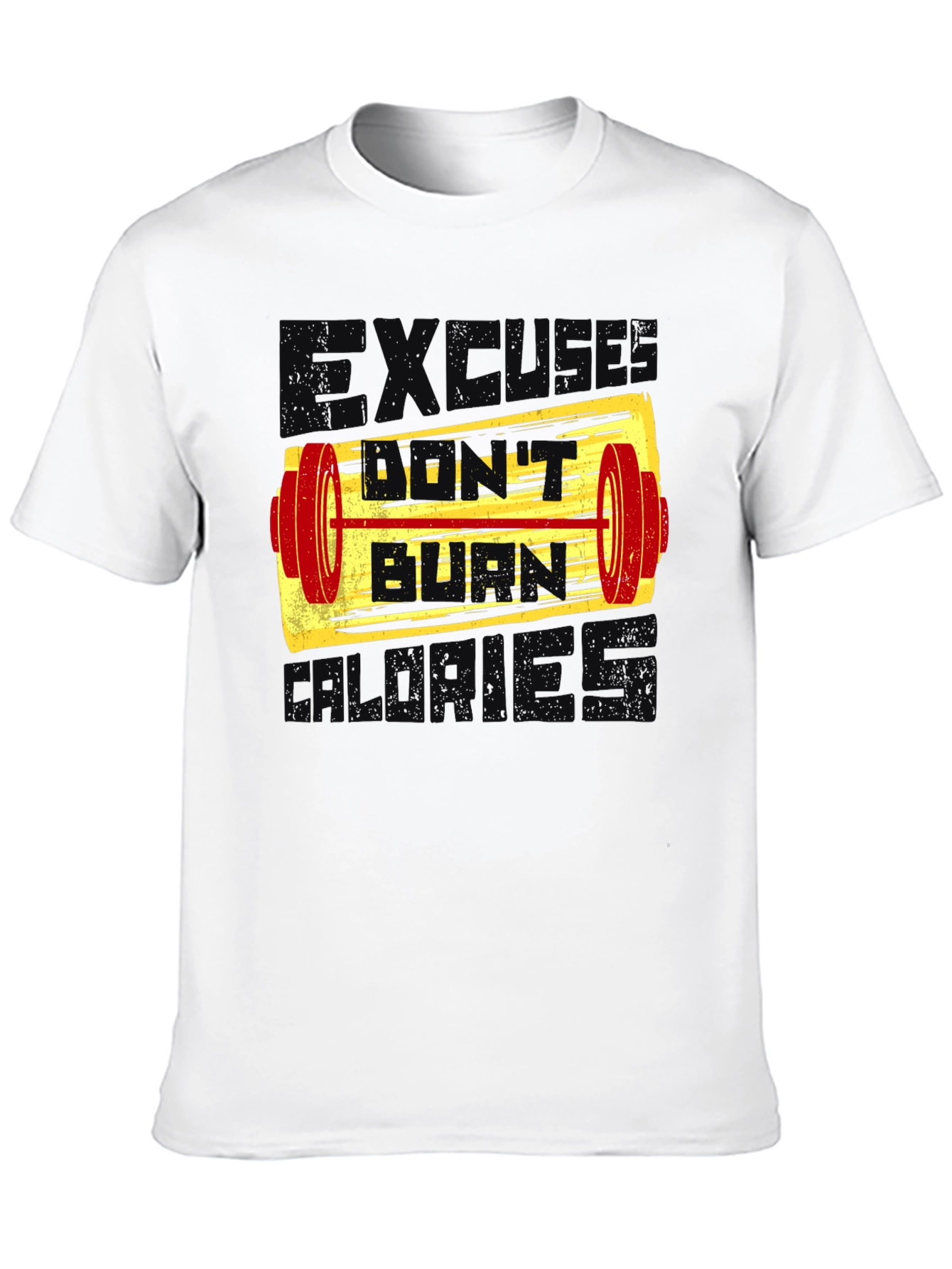 Burn Calories Graphic Tee - Fitness Motivation Shirt
