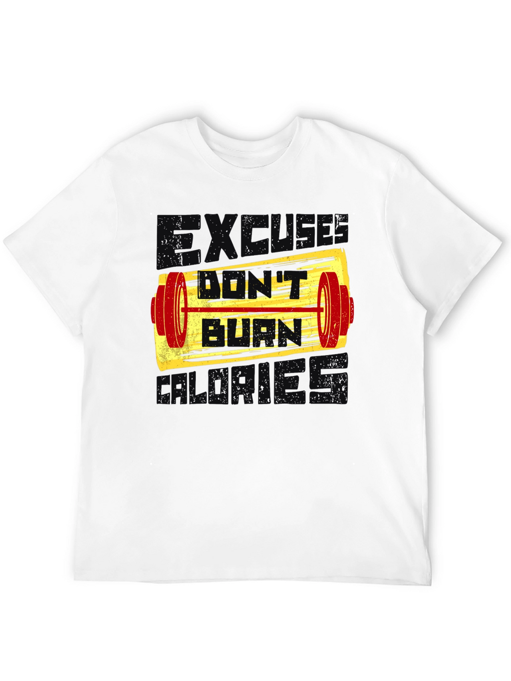 Burn Calories Graphic Tee - Fitness Motivation Shirt
