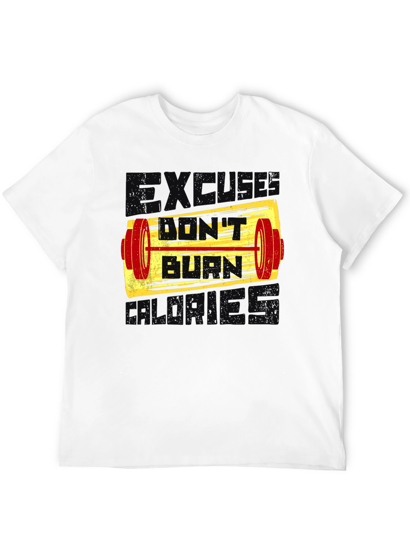 Burn Calories Graphic Tee - Fitness Motivation Shirt
