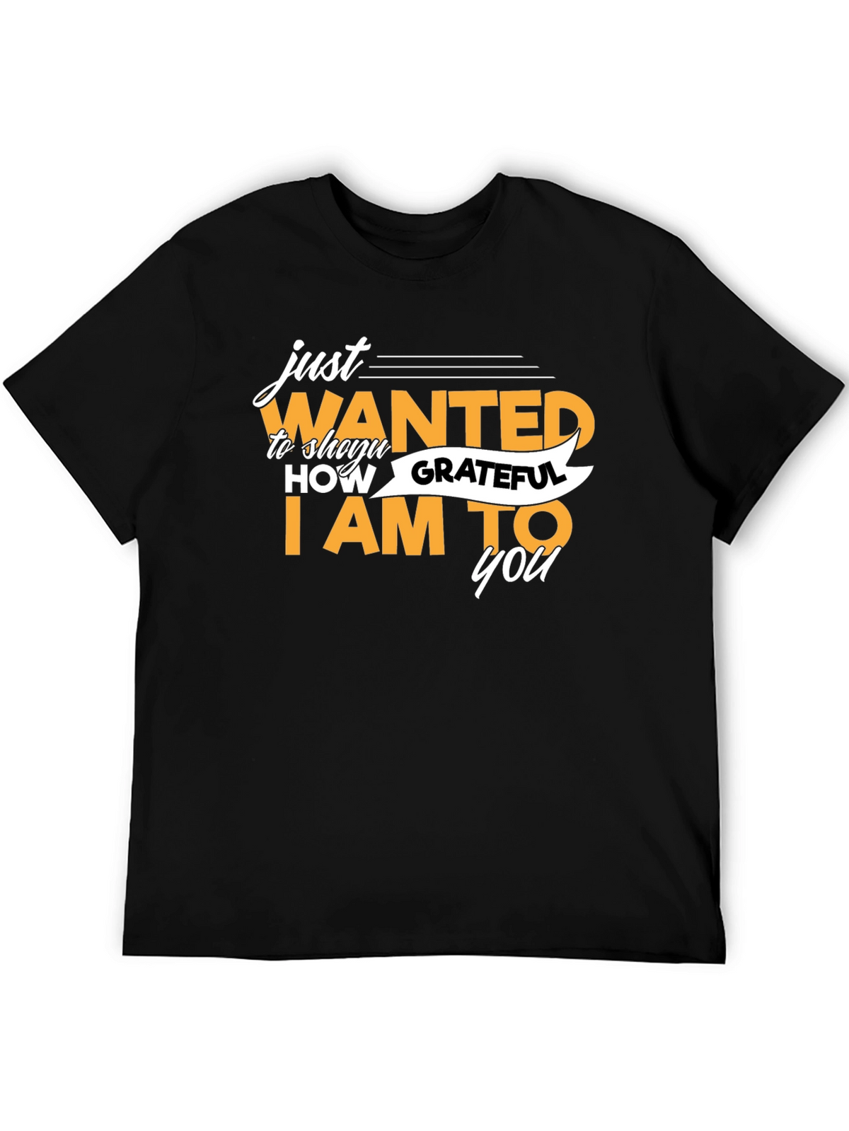 Grateful T-Shirt - Mens Black Tee