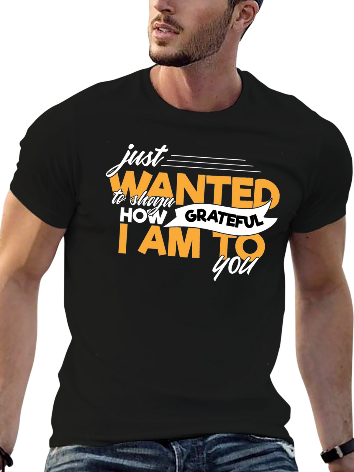 Grateful T-Shirt - Mens Black Tee