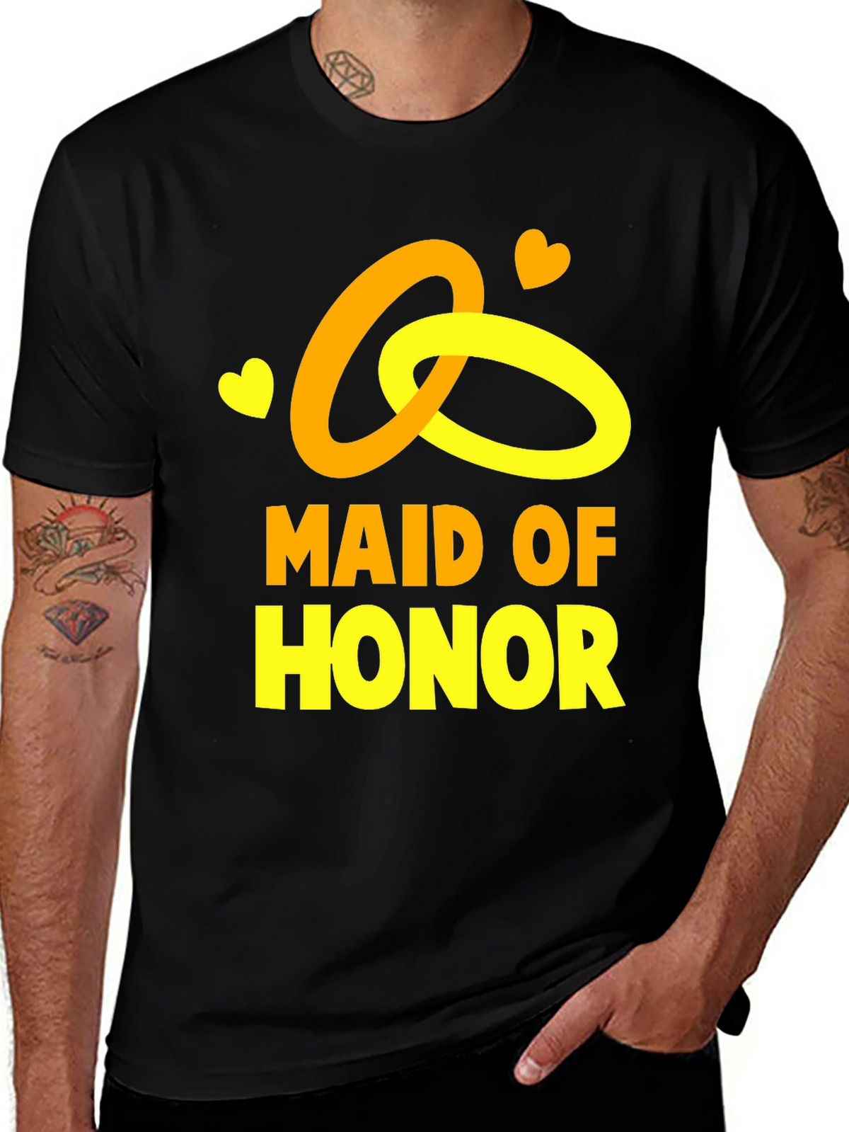 Maid of Honor Wedding T-Shirt
