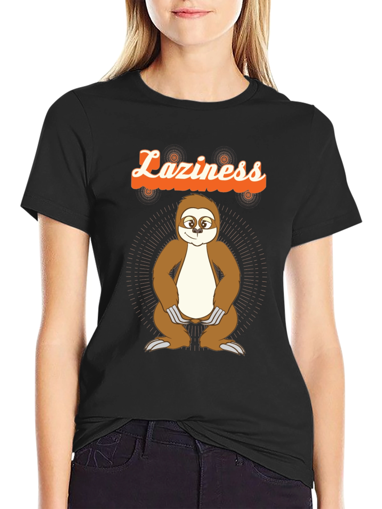 Funny Laziness Sloth Graphic T-Shirt