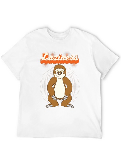 Funny Laziness Sloth Graphic T-Shirt