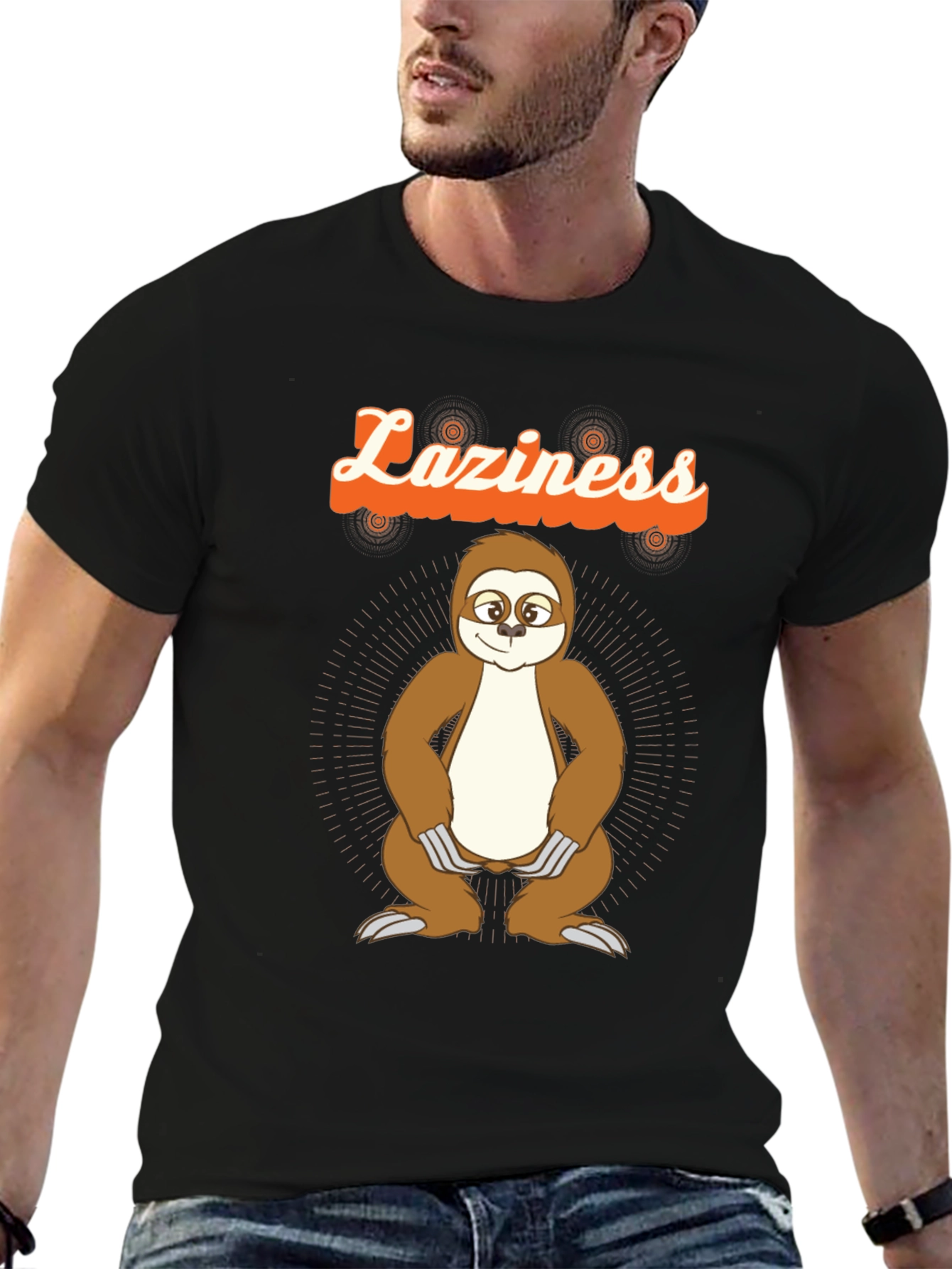 Funny Laziness Sloth Graphic T-Shirt