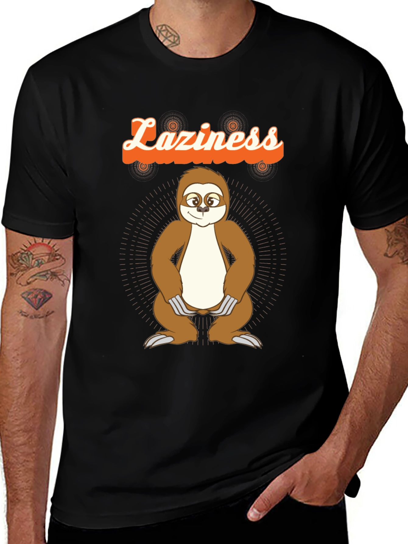 Funny Laziness Sloth Graphic T-Shirt