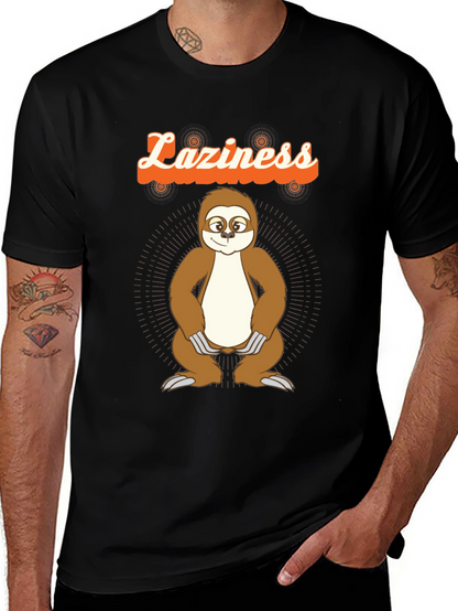 Funny Laziness Sloth Graphic T-Shirt