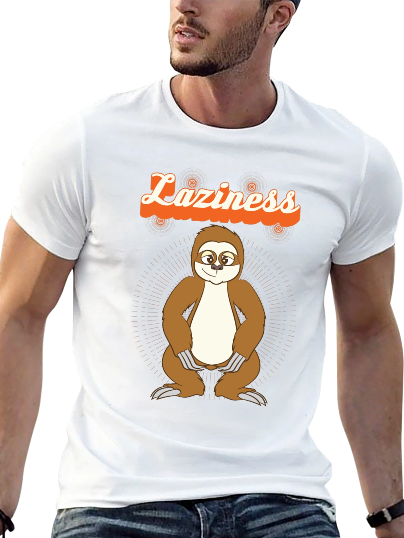 Funny Laziness Sloth Graphic T-Shirt