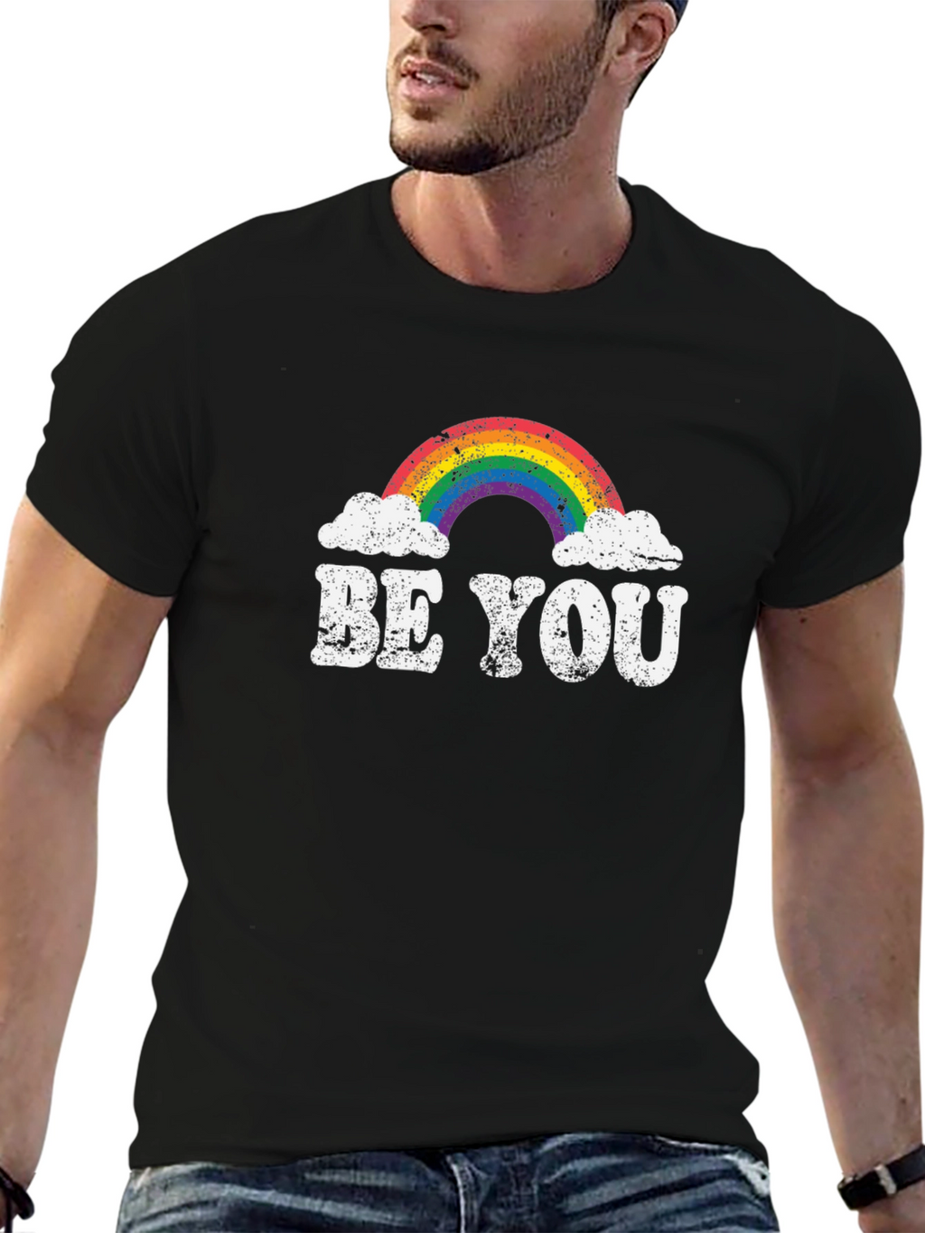 Be You Rainbow Graphic Tee - Pride Fashion